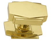 Croft Architectural Art Deco Centre Door Knob, Various Finishes Available* - 7013
